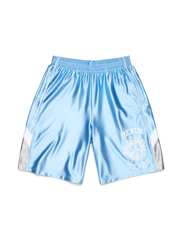 Pantalones cortos de baloncesto Denim U, azul claro