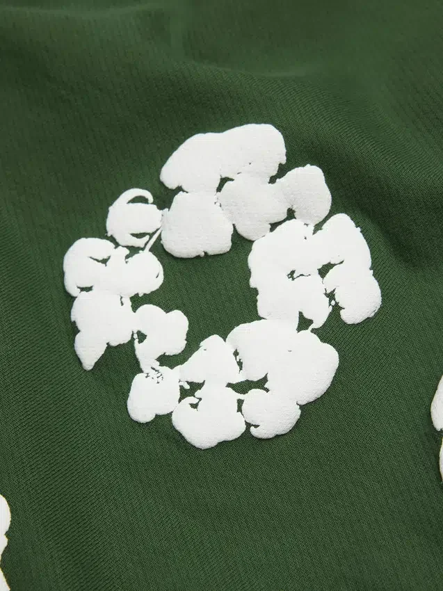 Pantalones cortos de chándal con Cotton Wreath, verde