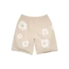 Pantalones cortos de chándal Cotton Wreath color crema