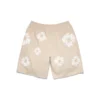 Pantalones cortos de chándal Cotton Wreath color crema