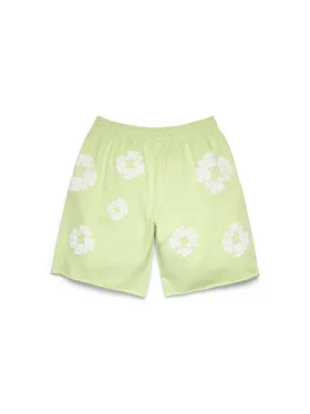 Pantalones cortos de chándal «Cotton Wreath» en color menta