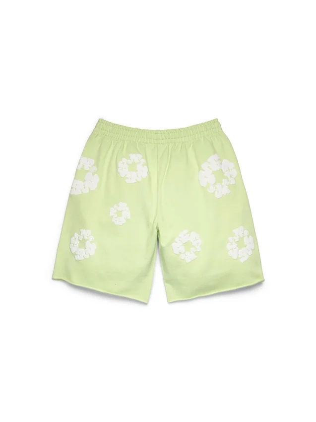 Pantalones cortos de chándal «Cotton Wreath» en color menta