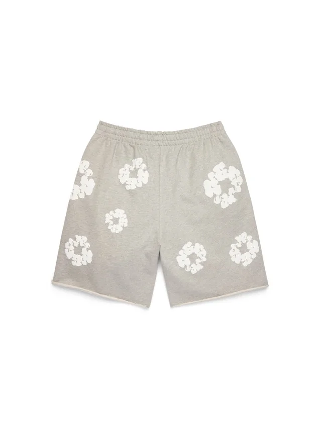 Pantalones cortos de chándal «Cotton Wreath» en gris
