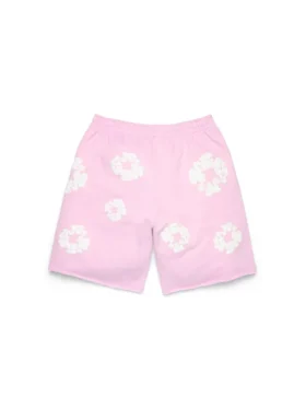 Pantalones cortos de chándal «Cotton Wreath» en rosa empolvado