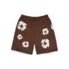 Pantalones cortos de chándal «Cotton Wreath», marrón oscuro