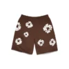 Pantalones cortos de chándal «Cotton Wreath», marrón oscuro