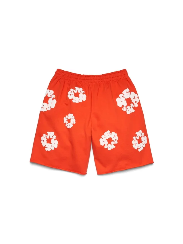 Pantalones cortos de chándal «Cotton Wreath» naranja oscuro