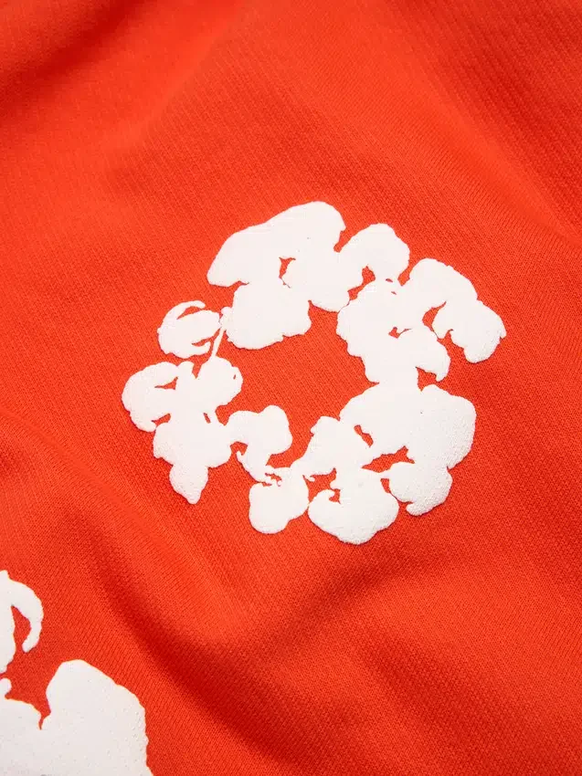 Pantalones cortos de chándal «Cotton Wreath» naranja oscuro