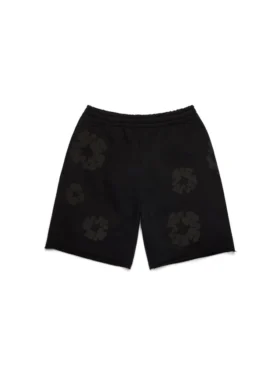 Pantalones cortos de chándal «Mono Cotton Wreath» negros
