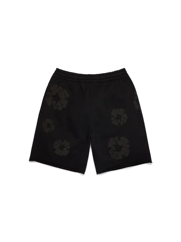 Pantalones cortos de chándal «Mono Cotton Wreath» negros