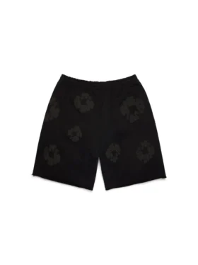 Pantalones cortos de chándal «Mono Cotton Wreath» negros
