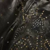 Pantalones cortos de cuero con tachuelas «Libertas»