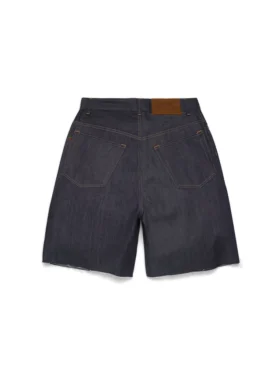 Pantalones cortos de Denim con orillo