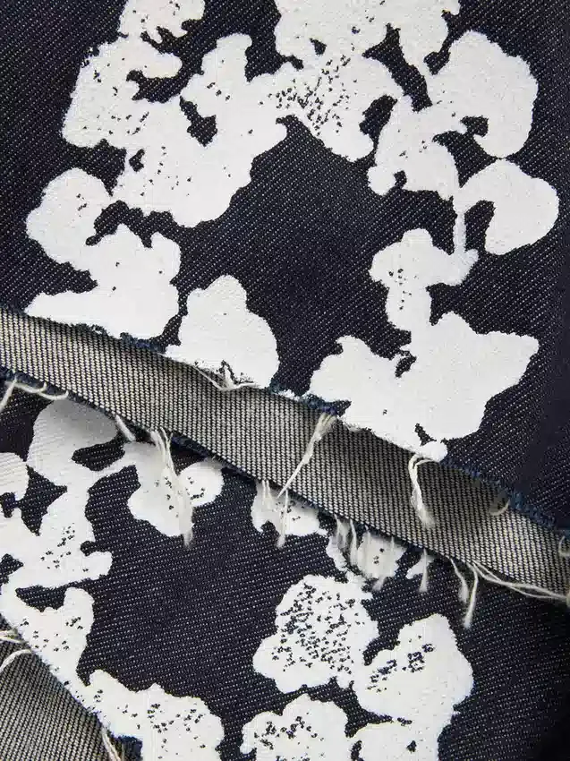 Pantalones cortos Denim «Cotton Wreath» con orillo