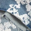 Pantalones cortos Denim Cotton Wreath de algodón con estampado de corona, lavado claro