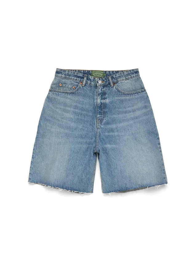 Pantalones cortos Denim de lavado claro
