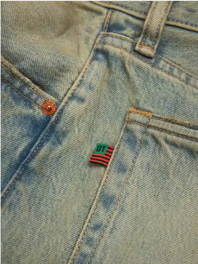 Pantalones cortos Denim de lavado sucio