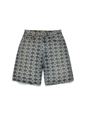 Pantalones cortos Denim Jacquard Wreath