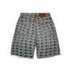 Pantalones cortos Denim Jacquard Wreath