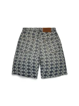 Pantalones cortos Denim Jacquard Wreath