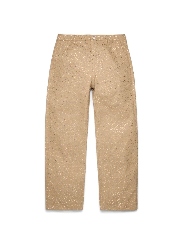 Pantalones Crystal Chino color tostado