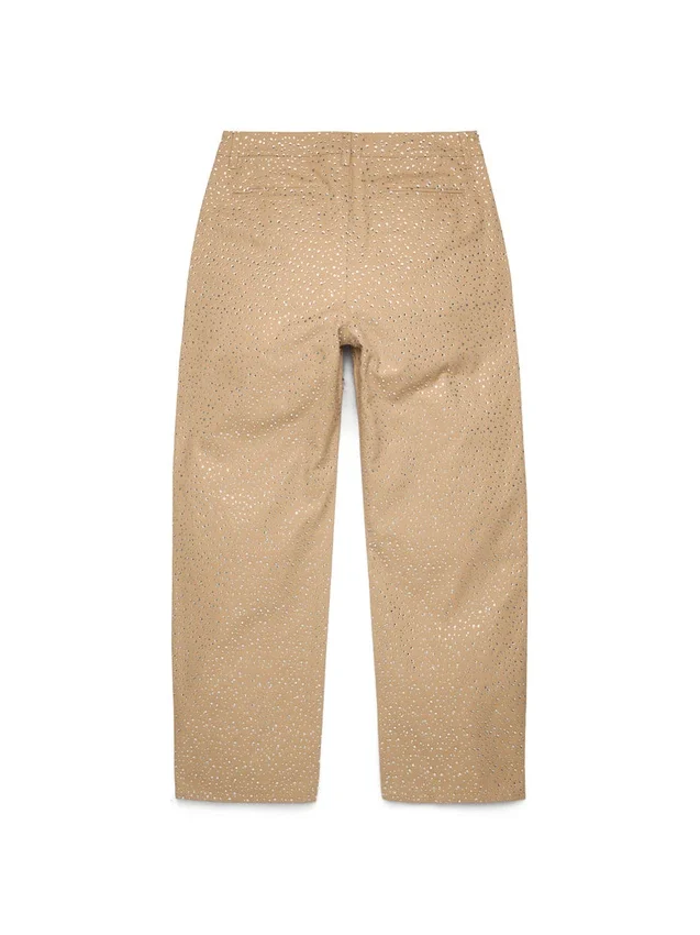 Pantalones Crystal Chino color tostado