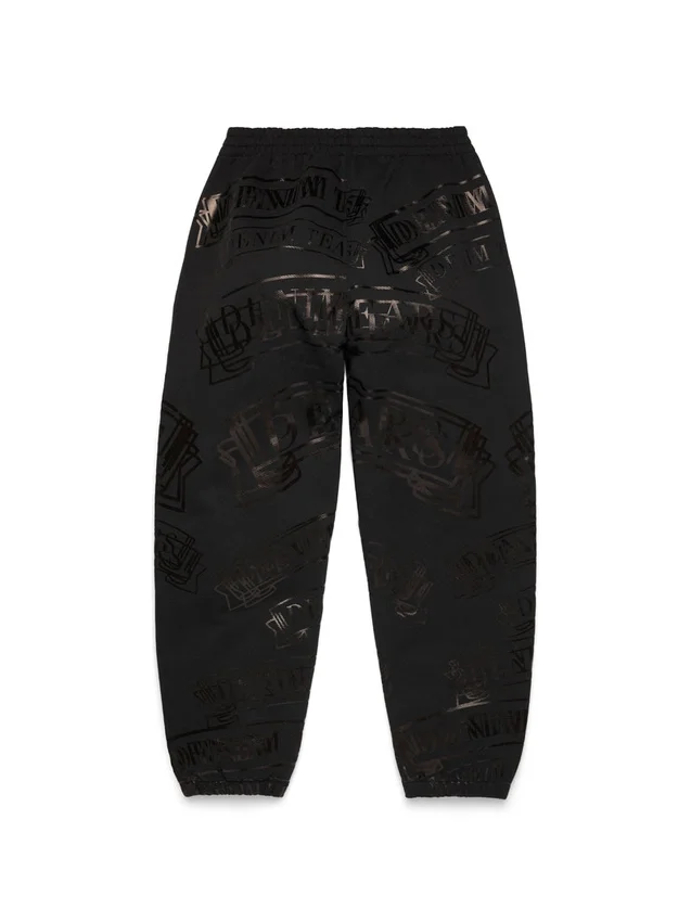 Pantalones de chándal ADG con estampado «Banner», negros