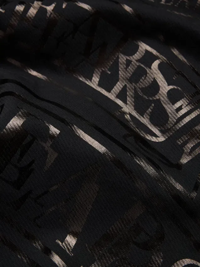 Pantalones de chándal ADG con estampado «Banner», negros