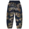 Pantalones de chándal ADG con estampado de pancarta, azul marino
