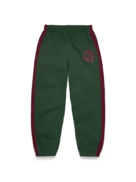 Pantalones de chándal con paneles Denim U, verde
