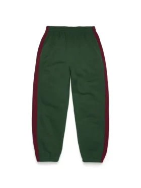 Pantalones de chándal con paneles Denim U, verde