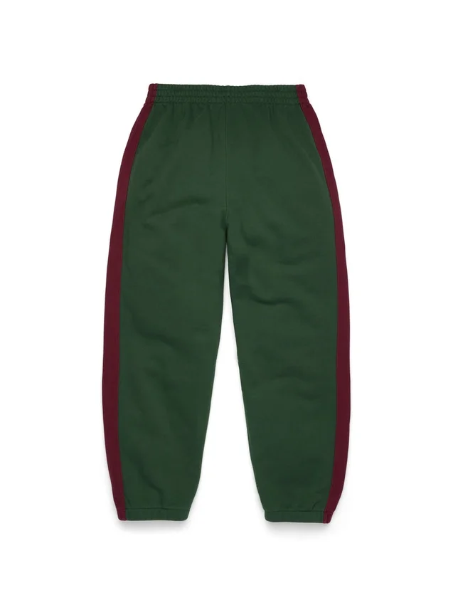 Pantalones de chándal con paneles Denim U, verde