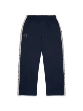 Pantalones de chándal Denim U con pedrería, azul marino