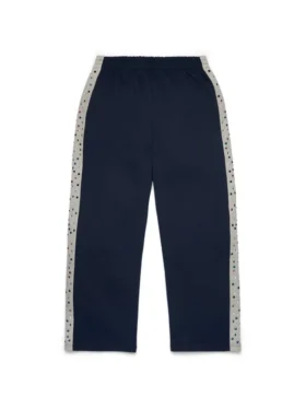 Pantalones de chándal Denim U con pedrería, azul marino