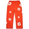 Pantalones de chándal holgados «Cotton Wreath» en naranja oscuro