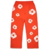Pantalones de chándal holgados «Cotton Wreath» en naranja oscuro