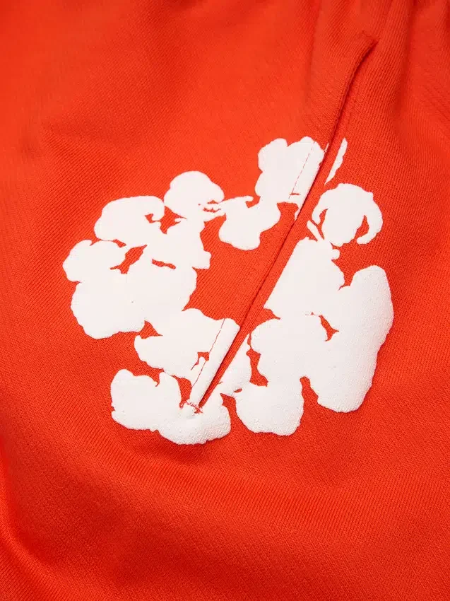 Pantalones de chándal holgados «Cotton Wreath» en naranja oscuro