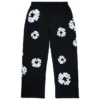 Pantalones de chándal holgados de Cotton Wreath, negros