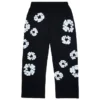Pantalones de chándal holgados de Cotton Wreath, negros