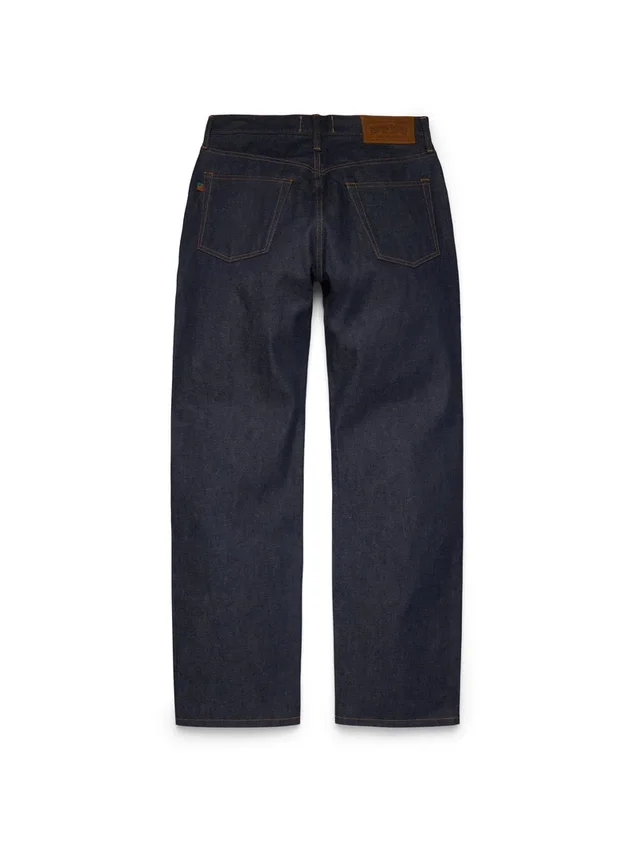Pantalones de Denim holgados con ribete