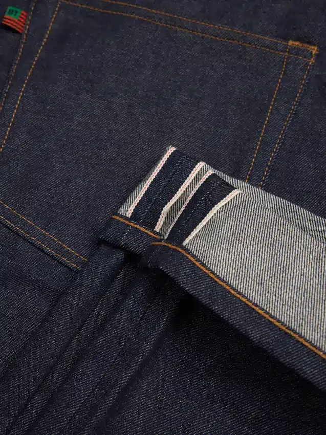 Pantalones de Denim holgados con ribete
