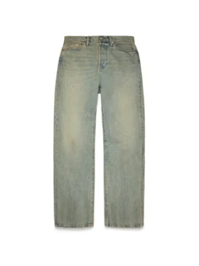 Pantalones de Denim holgados, lavado sucio