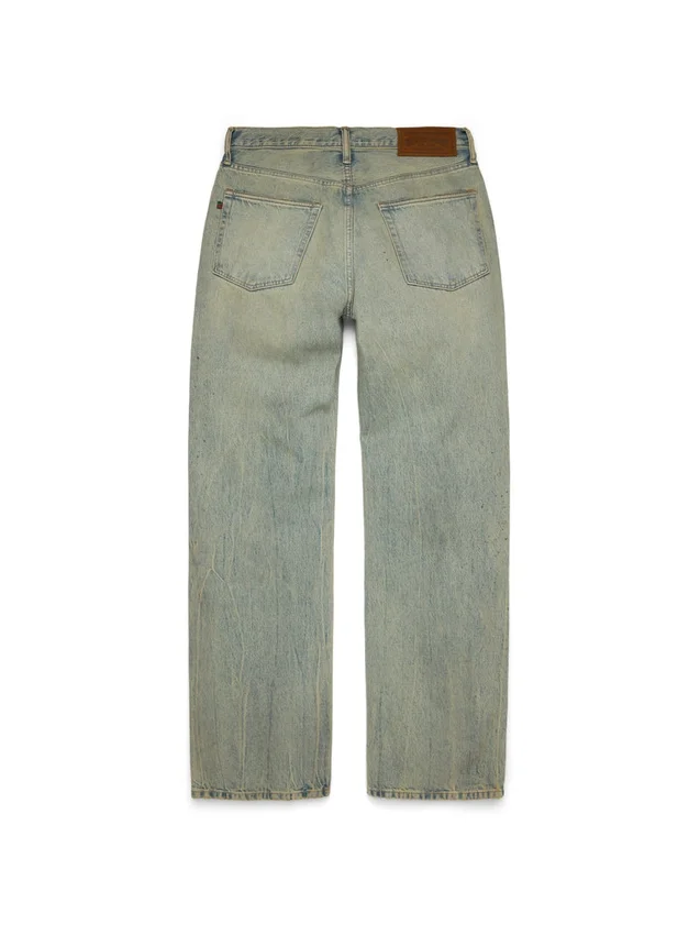 Pantalones de Denim holgados, lavado sucio
