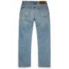 Pantalones de Denim rectos de lavado claro