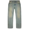 Pantalones de Denim rectos de lavado sucio