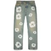 Pantalones Denim rectos «Cotton Wreath» con lavado sucio