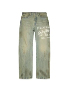 Pantalones holgados de Denim ADG con lavado sucio