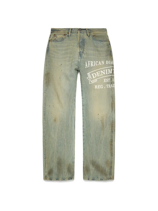 Pantalones holgados de Denim ADG con lavado sucio