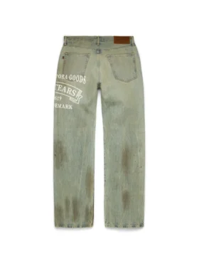 Pantalones holgados de Denim ADG con lavado sucio