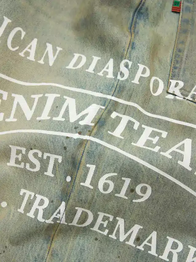 Pantalones holgados de Denim ADG con lavado sucio